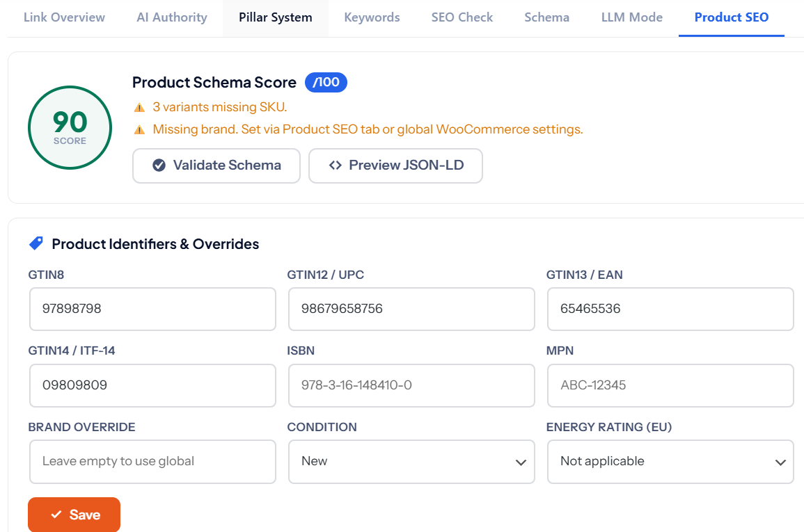 WooCommerce & Local SEO — Product schema and local business modules