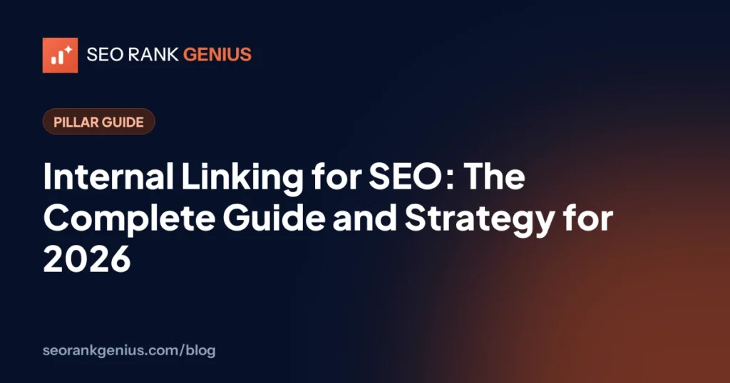 Internal Linking for SEO: The Complete Guide and Strategy for 2026